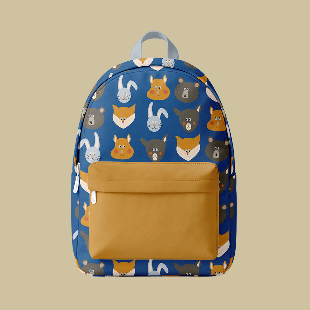 Woodland Animals Seamless Pattern