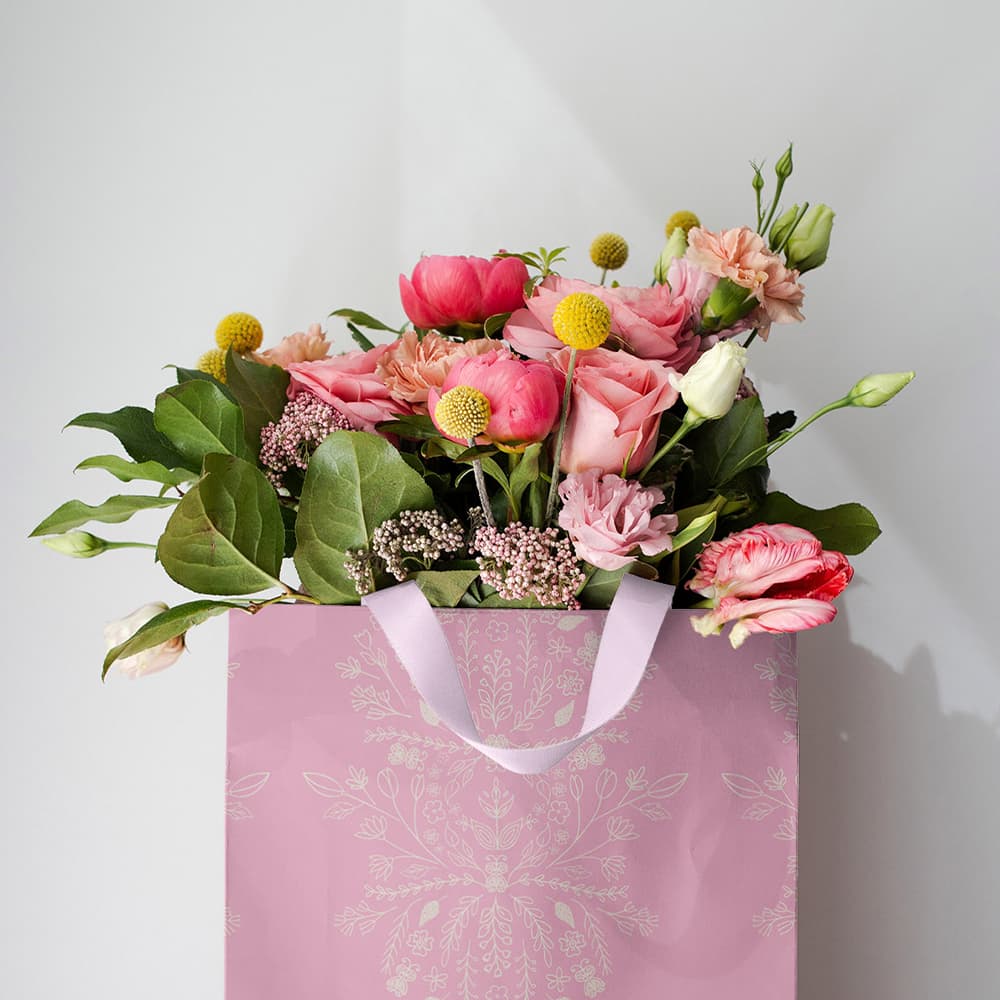 Hand-drawn Florals Gifting Bag