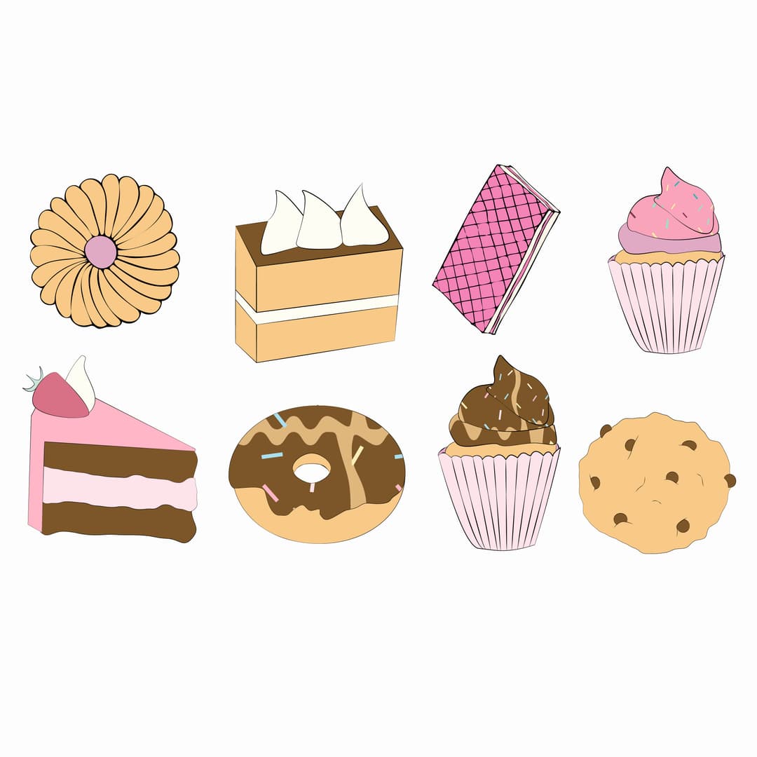 Yummy custom illustrations
