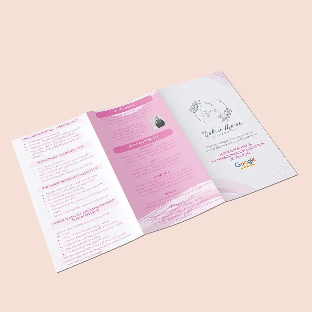 Mobile Mama Tri-fold Flyers