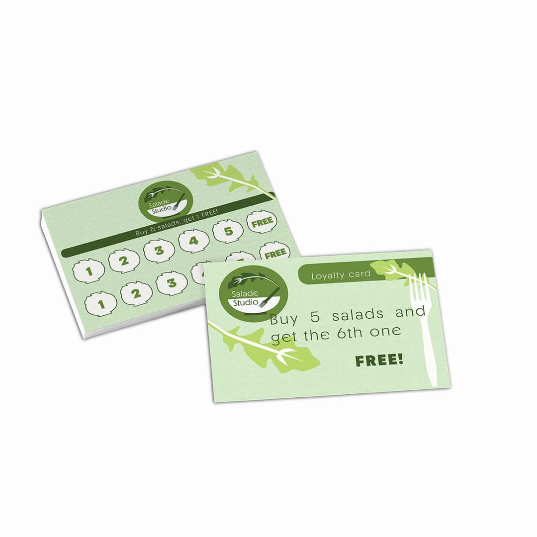 Salade Studio Loyalty Card